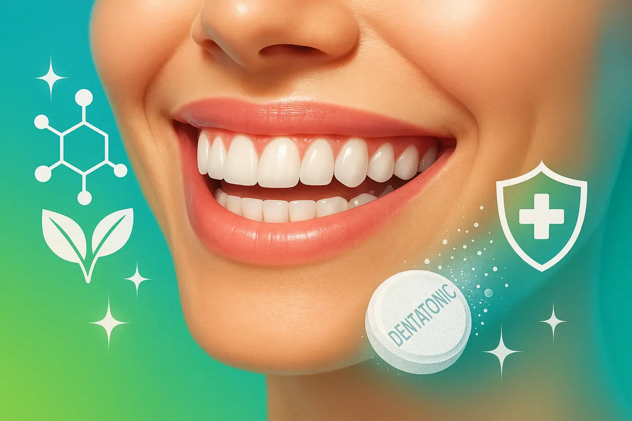 Enhancing Smile Brightness: How DentaTonic Oral Health Tablets Support Gum and Teeth Vitality